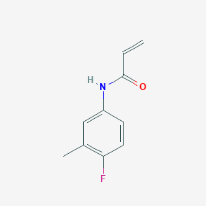 molecular formula C10H10FNO B12508762 N-(4-fluoro-3-methylphenyl)prop-2-enamide 
