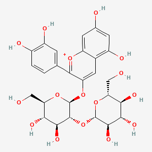 molecular formula C27H31ClO16 B1250881 Cyanidin 3-sophoroside chloride CAS No. 38820-68-7