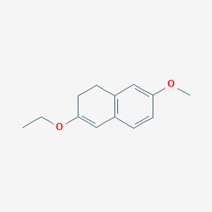 molecular formula C13H16O2 B125089 3-Ethoxy-7-methoxy-1,2-dihydronaphthalene CAS No. 150613-13-1