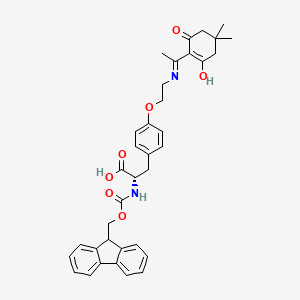 molecular formula C36H38N2O7 B12508902 Fmoc-4-[2-(Dde-amino)ethoxy]-L-phenylalanine 