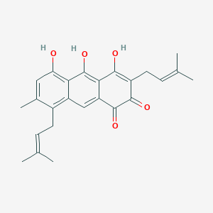 molecular formula C25H26O5 B1250891 Kengaquinone 