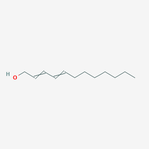 molecular formula C12H22O B12508921 (E,E)-2,4-Dodecadien-1-ol CAS No. 14507-03-0