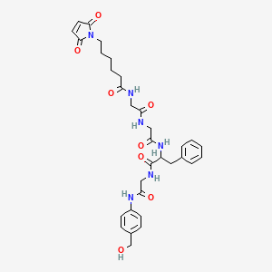 molecular formula C32H38N6O8 B12509007 Mc-GGFG-PAB-OH 