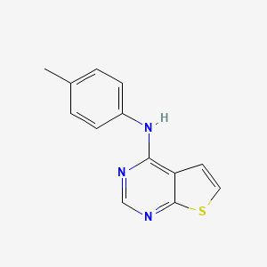 molecular formula C13H11N3S B12509034 N-(p-Tolyl)thieno[2,3-d]pyrimidin-4-amine 