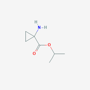 molecular formula C7H13NO2 B12509056 Isopropyl 1-aminocyclopropanecarboxylate 