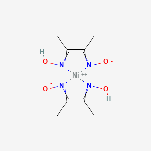 molecular formula C8H14N4NiO4 B12509062 nickel(2+);N-(3-oxidoiminobutan-2-ylidene)hydroxylamine 