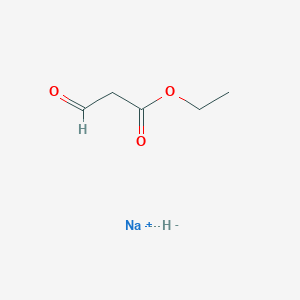 molecular formula C5H9NaO3 B12509069 Ethyl 3-oxopropanoate sodium hydride 