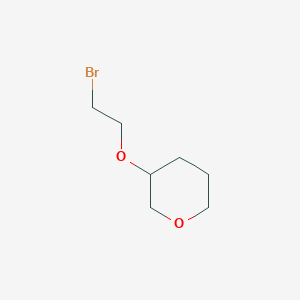 molecular formula C7H13BrO2 B12509070 3-(2-bromoethoxy)tetrahydro-2H-Pyran 