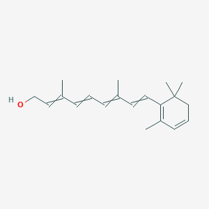 molecular formula C20H28O B12509169 3,4-Didehydro retinol 