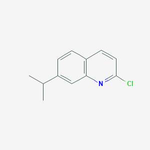molecular formula C12H12ClN B12509185 2-Chloro-7-isopropylquinoline 