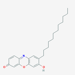 molecular formula C24H31NO3 B1250921 2-dodecyl-7-hydroxy-3H-phenoxazin-3-one 