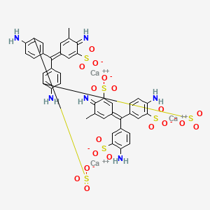 molecular formula C40H32Ca3N6O18S6 B12509307 Acid Fuchsin xcalcium salt 