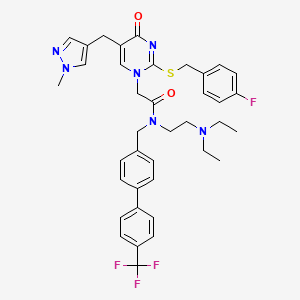 molecular formula C38H40F4N6O2S B1250935 SB-435495 CAS No. 304694-39-1