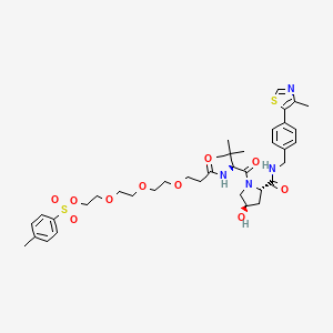 molecular formula C38H52N4O10S2 B12509354 (S, R, S)-AHPC-PEG4-tosyl 