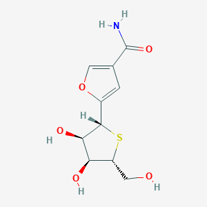 5-[(2R,3R,4S,5R)-3,4-dihydroxy-5-(hydroxymethyl)thiolan-2-yl]furan-3-carboxamide