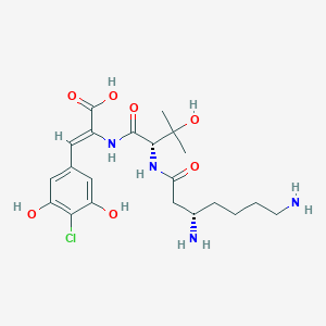 molecular formula C21H31ClN4O7 B1250943 Resormycin 