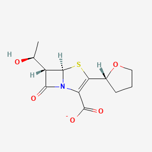 6alpha-[(S)-1-hydroxyethyl]-2-[(R)-tetrahydrofuran-2-yl]pen-2-em-3-carboxylate