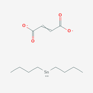 molecular formula C12H20O4Sn B12509581 Dibutylstannanebis(ylium) butenedioate 