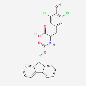 molecular formula C24H19Cl2NO5 B12509593 Fmoc-Tyr(3,5-Dichloro)-OH 