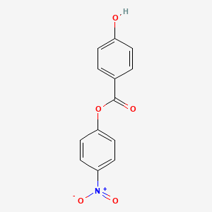 molecular formula C13H9NO5 B12509598 4-Nitrophenyl 4-hydroxybenzoate 