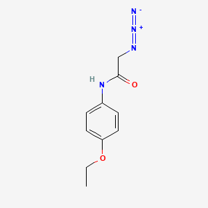 molecular formula C10H12N4O2 B12509609 2-azido-N-(4-ethoxyphenyl)acetamide 