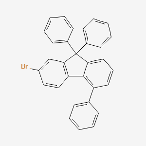 molecular formula C31H21Br B12509621 2-Bromo-5,9,9-triphenyl-9H-fluorene 