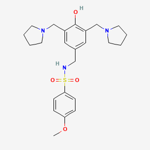molecular formula C24H33N3O4S B1250963 Sulcardine CAS No. 343935-60-4