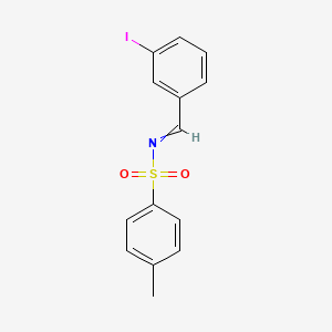 molecular formula C14H12INO2S B12509696 N-[(3-iodophenyl)methylidene]-4-methylbenzenesulfonamide 
