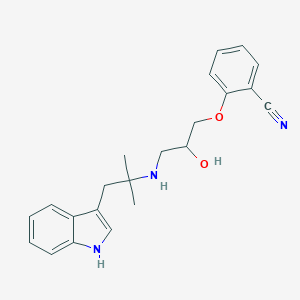 molecular formula C22H25N3O2 B125097 Bucindolol CAS No. 71119-11-4