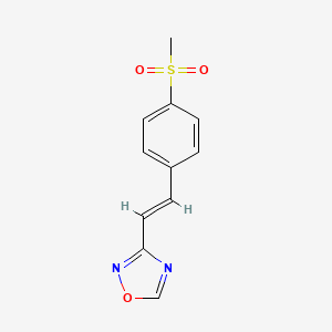 3-(4-Methylsulfonylstyryl)-1,2,4-oxadiazole