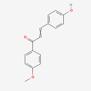 molecular formula C16H14O3 B12509710 3-(4-hydroxyphenyl)-1-(4-methoxyphenyl)prop-2-en-1-one 