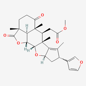 methyl 2-[(1R,2S,4R,6R,9R,10S,11R,15R,18R)-6-(furan-3-yl)-7,9,11,15-tetramethyl-12,16-dioxo-3,17-dioxapentacyclo[9.6.1.02,9.04,8.015,18]octadec-7-en-10-yl]acetate
