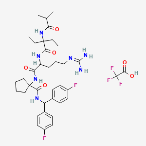 molecular formula C37H50F5N7O6 B12509840 MM-102 trifluoroacetate 