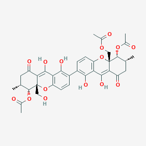 molecular formula C36H36O15 B1250993 Dicerandrol B 