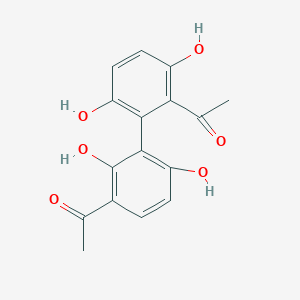 molecular formula C16H14O6 B1250994 cynandione A 