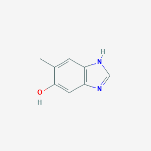 molecular formula C8H8N2O B125101 5-Hydroxy-6-methyl-1H-benzimidazole CAS No. 150956-59-5