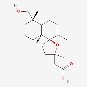 molecular formula C20H32O4 B1251026 19-Hydroxygrindelic acid 