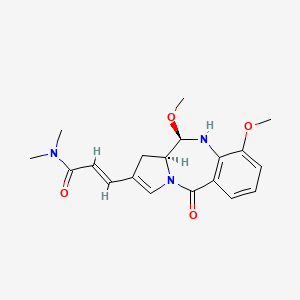 (E)-3-[(6R,6aS)-4,6-dimethoxy-11-oxo-5,6,6a,7-tetrahydropyrrolo[2,1-c][1,4]benzodiazepin-8-yl]-N,N-dimethylprop-2-enamide