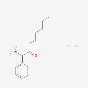 B125103 (+-)-1-Amino-1-phenyl-2-nonanone hydrochloride CAS No. 153788-00-2