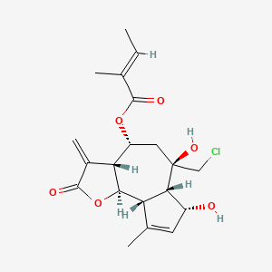 molecular formula C20H25ClO6 B1251034 Eupalinilide E 