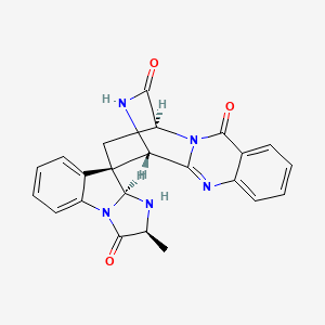molecular formula C23H19N5O3 B1251040 Lapatin A 