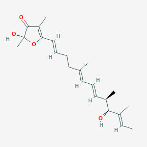 molecular formula C22H32O4 B1251050 Actinofuranone B 
