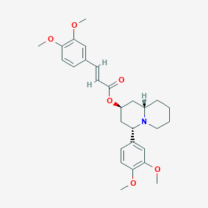 molecular formula C28H35NO6 B1251051 Subcosine II 