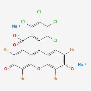 molecular formula C20H2Br4Cl4Na2O5 B12510645 Phloxine B CAS No. 4618-23-9