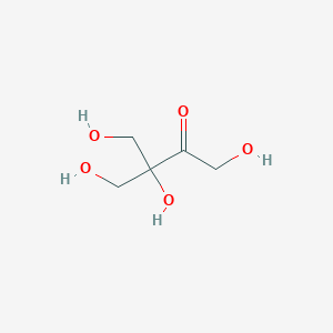 molecular formula C5H10O5 B1251094 2-丁酮，1,3,4-三羟基-3-(羟甲基)- CAS No. 92605-75-9