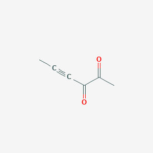 molecular formula C6H6O2 B125110 4-Hexyne-2,3-dione CAS No. 159146-89-1
