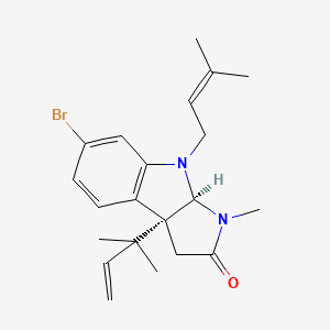 molecular formula C21H27BrN2O B1251110 Flustramide A 