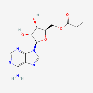 molecular formula C13H17N5O5 B1251111 丙酰腺苷酸 