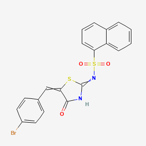 molecular formula C20H13BrN2O3S2 B12511189 Pitstop 2 