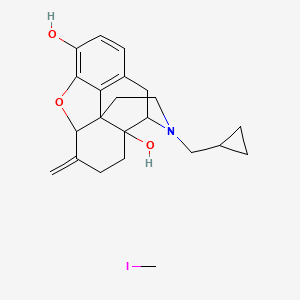 molecular formula C22H28INO3 B12511357 Nalmefenemethiodide 